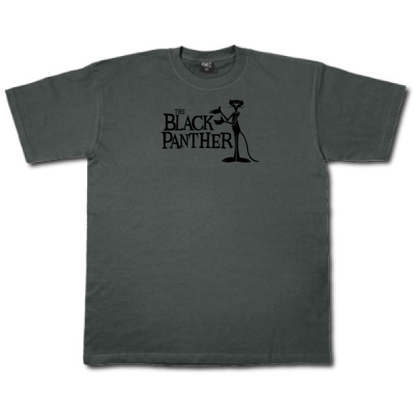 The black panther -T-shirt cool Homme -Fruit of the loom 205 g/m² -thème  cinema - 