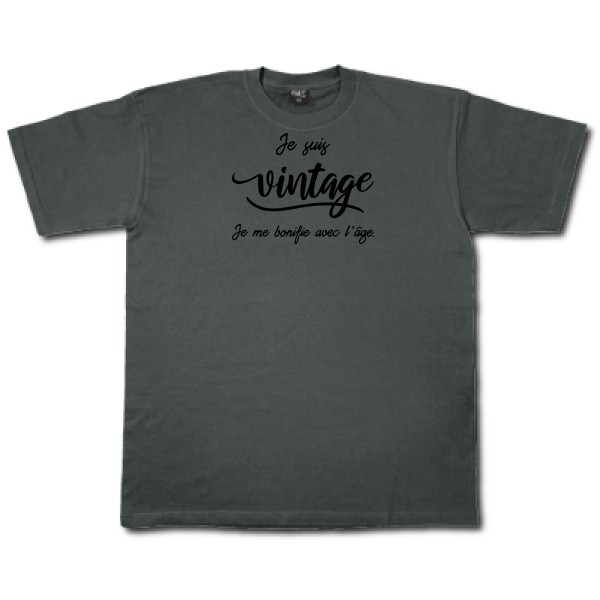 Je suis vintage  -T-shirt vintage Homme -Fruit of the loom 205 g/m² -thème  rétro et vintage - 