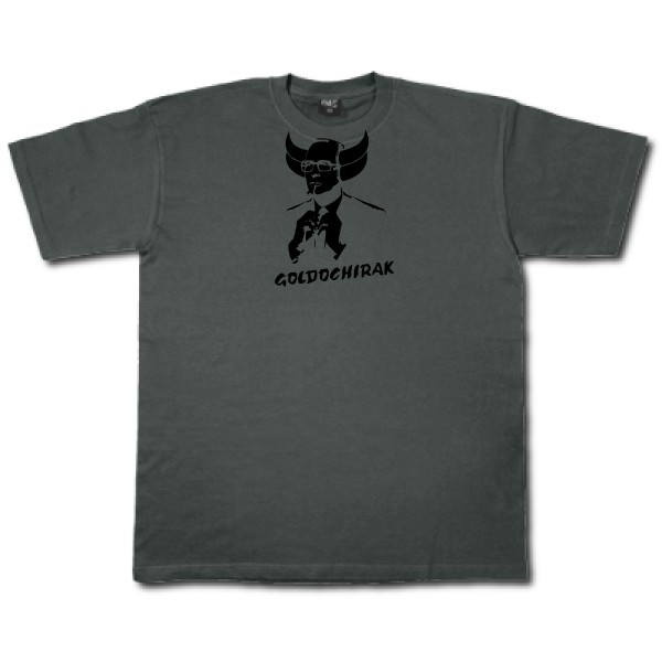 Goldochirak - T-shirt amusant pour Homme -modèle Fruit of the loom 205 g/m² - thème parodie et politique -