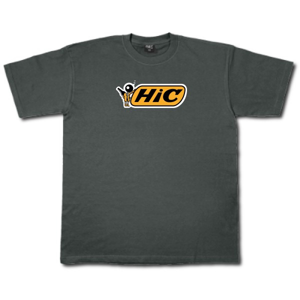 Hic-T-shirt humoristique - Fruit of the loom 205 g/m²- Thème vêtement parodie -