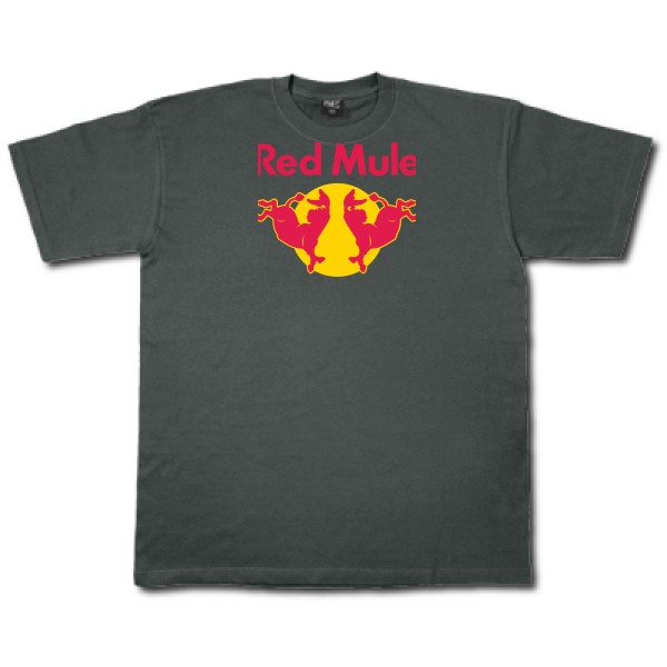 Red Mule-Tee shirt Parodie - Modèle T-shirt -Fruit of the loom 205 g/m²