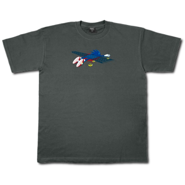 Sonic is dead !!!- Tee shirt vintage - Fruit of the loom 205 g/m²