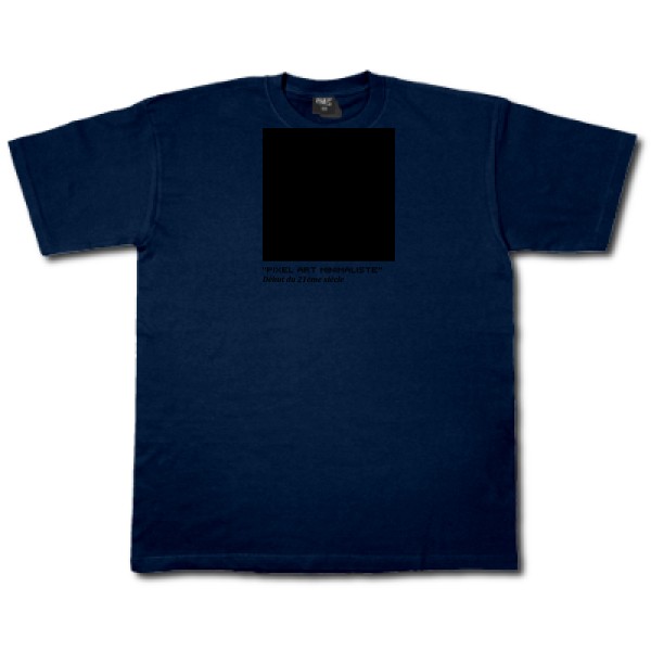 T-shirt - Fruit of the loom 205 g/m² - Pixel art minimaliste