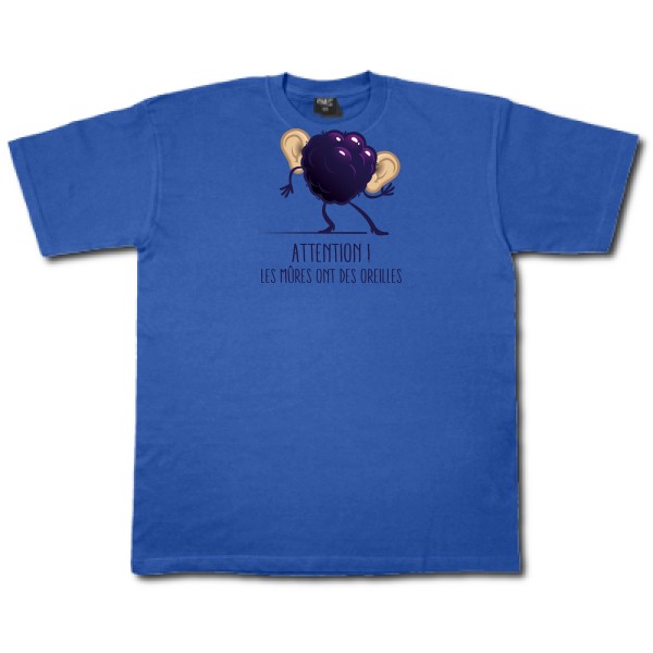T-shirt - Fruit of the loom 205 g/m² - Mûres