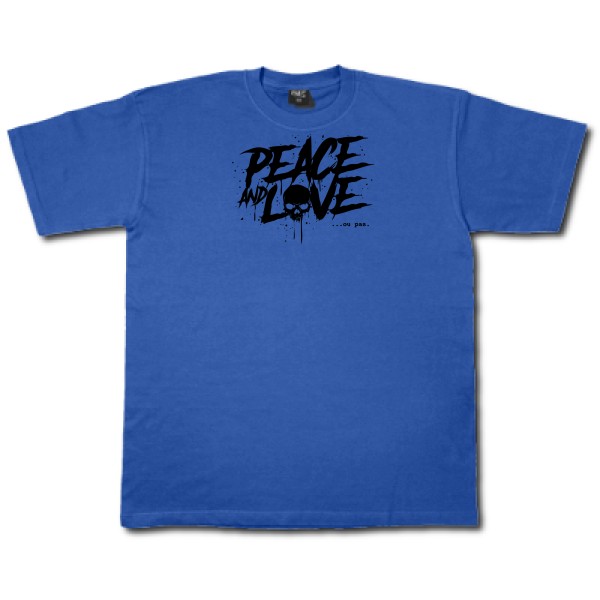 T-shirt - Fruit of the loom 205 g/m² - Peace or no peace