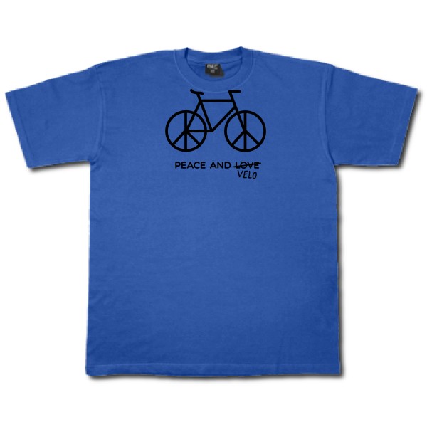 T-shirt - Fruit of the loom 205 g/m² - Peace and vélo
