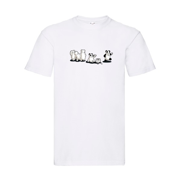 T-shirt original Homme  - I just wanna be a panda - 