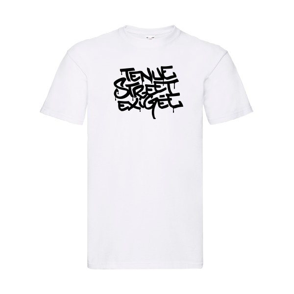 Tenue street exigée -T-shirt streetwear Homme  -Fruit of the loom 205 g/m² -Thème streetwear -