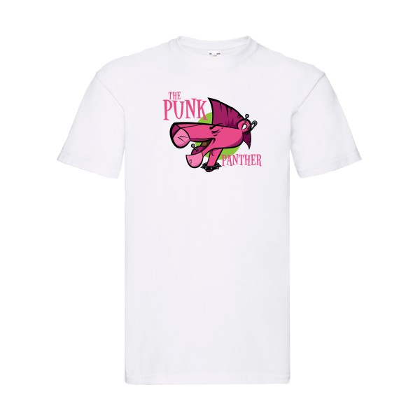 The Punk Panther - T shirt anime-Fruit of the loom 205 g/m²