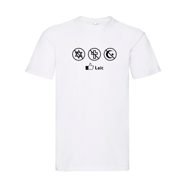 T-shirt geek original Homme  - Laïc - 