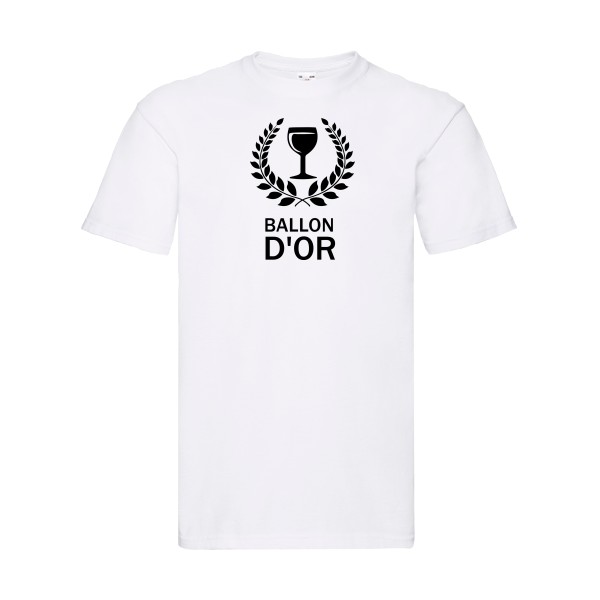 ballon d'or- T-shirt humour foot -Fruit of the loom 205 g/m²