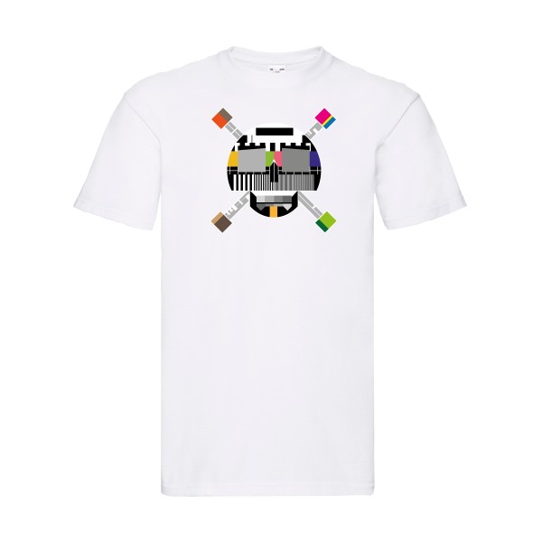 Kill your TV -T-shirt retro Homme -Fruit of the loom 205 g/m² -thème  vintage et rétro - 