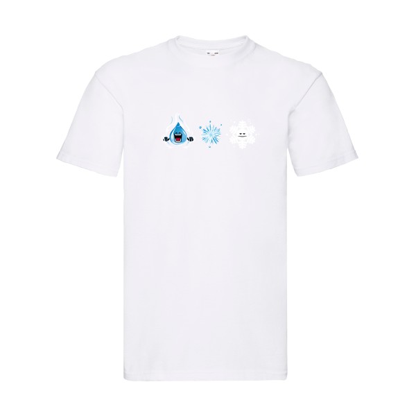 SnowFlake - T-shirt drôle Homme  -Fruit of the loom 205 g/m² - Thème original et drôle -