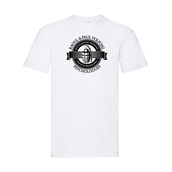 Volfoni -  T-shirt Homme - Fruit of the loom 205 g/m² - thème tee shirt  vintage -