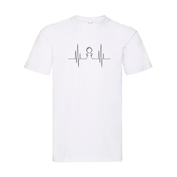 Electro Saiyan - T-shirt super héros pour Homme -modèle Fruit of the loom 205 g/m² - thème tv et cinema -