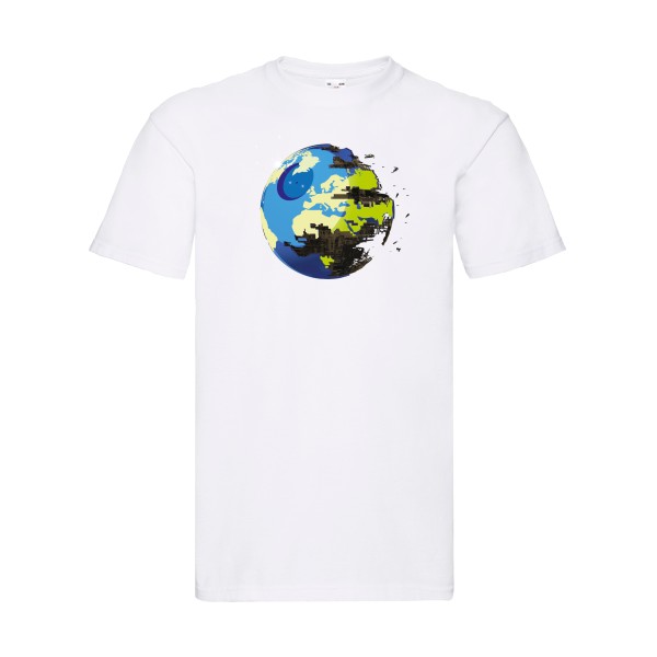 EARTH DEATH - tee shirt original Homme -Fruit of the loom 205 g/m²