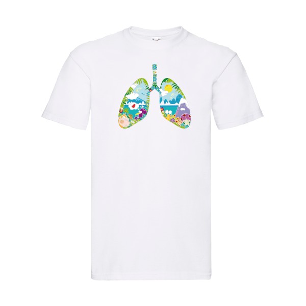  T-shirt Homme original - happy lungs - 