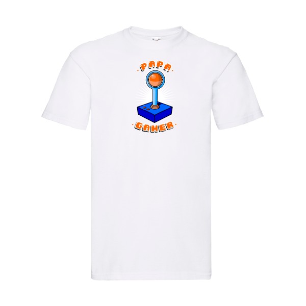 T-shirt geek Homme  - PAPA GAMER - 