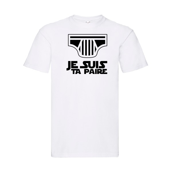 SLIP WARS - T-shirt original Homme  -Fruit of the loom 205 g/m² - Thème humour potache -