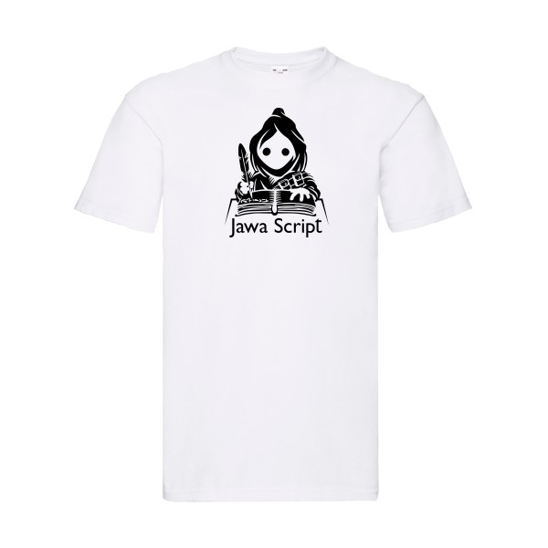 Jawa script-T-shirt Geek - Fruit of the loom 205 g/m²- Thème humour Geek - 