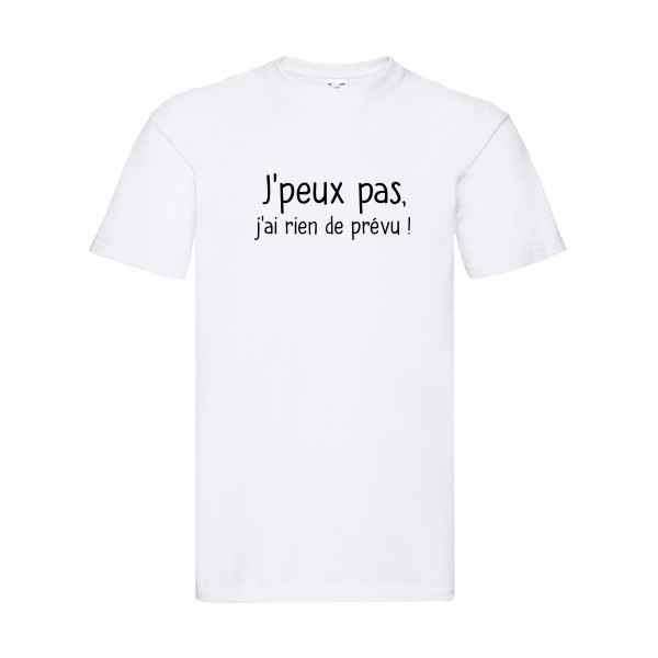 Je-peux-pas -T-shirt à texte - Homme -Fruit of the loom 205 g/m² -thème  Geek - 