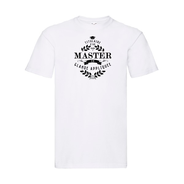 T-shirt - Fruit of the loom 205 g/m² - Master en glande appliquée