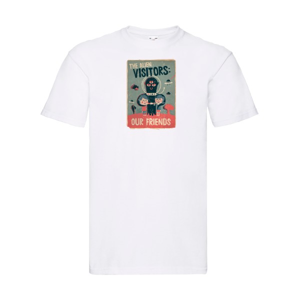 our friends- T-shirt vintage Homme -Fruit of the loom 205 g/m²