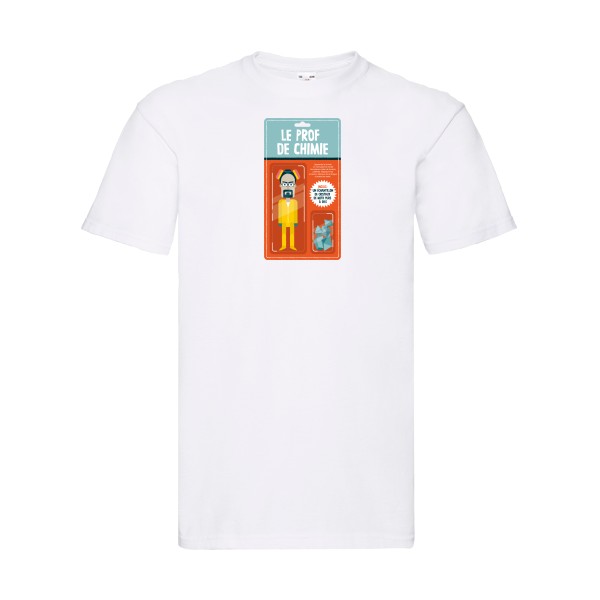 Le prof de chimie - T shirt vintage Homme -Fruit of the loom 205 g/m²