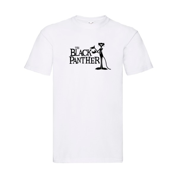 The black panther -T-shirt cool Homme -Fruit of the loom 205 g/m² -thème  cinema - 