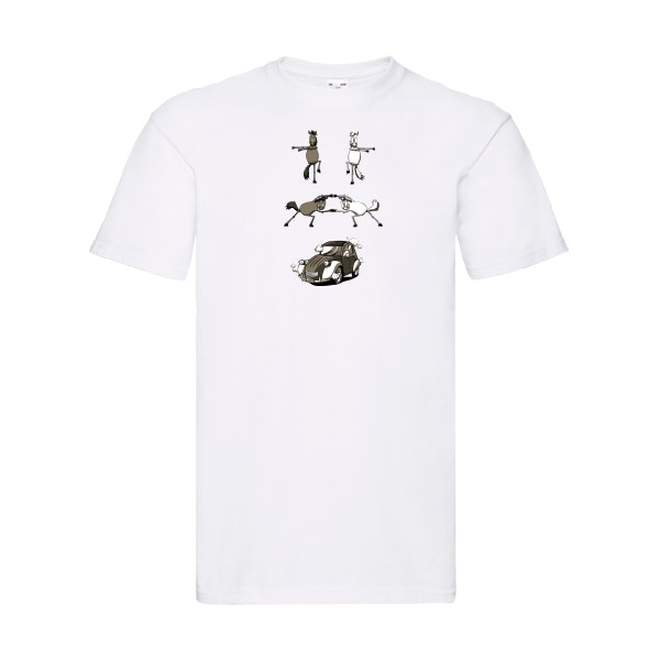 Fusion -T-shirt 2 cv -Fruit of the loom 205 g/m² -thème automobile -