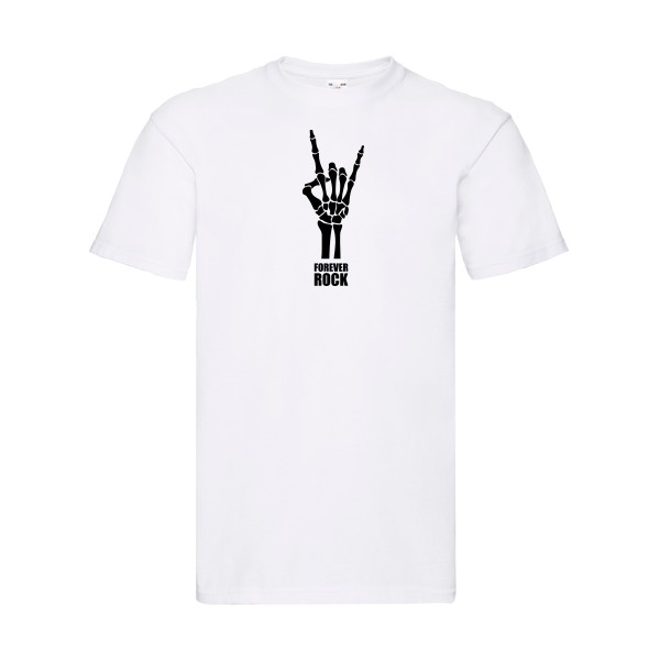Forever Rock !!! - Fruit of the loom 205 g/m² Homme - T-shirt musique - thème rock  -