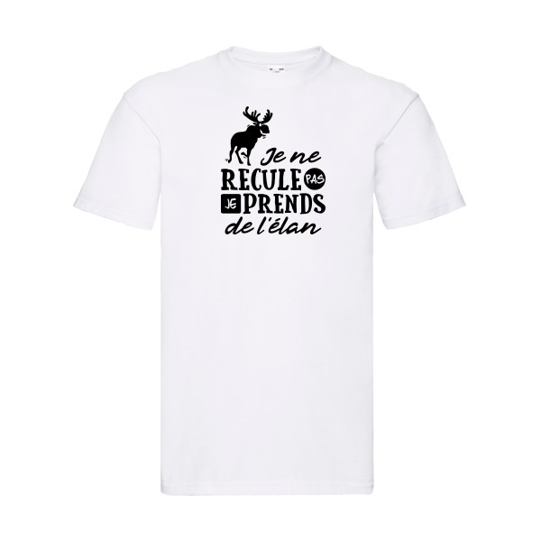 Prendre de l'élan - T-shirt burlesque pour Homme -modèle Fruit of the loom 205 g/m² - thème humour et jeux de mots -