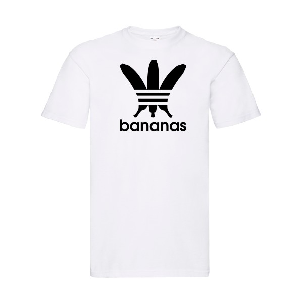 bananas -T-shirt humour Homme -Fruit of the loom 205 g/m² -thème parodie -