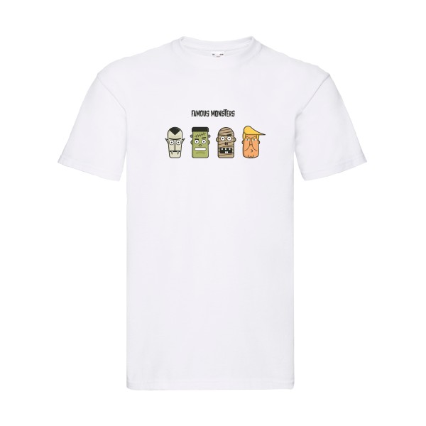 T-shirt - Fruit of the loom 205 g/m² - Famous monsters