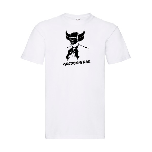 Goldochirak - T-shirt amusant pour Homme -modèle Fruit of the loom 205 g/m² - thème parodie et politique -