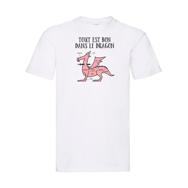 Tout est bon -T-shirt fun Homme -Fruit of the loom 205 g/m² -thème  humour potache - 