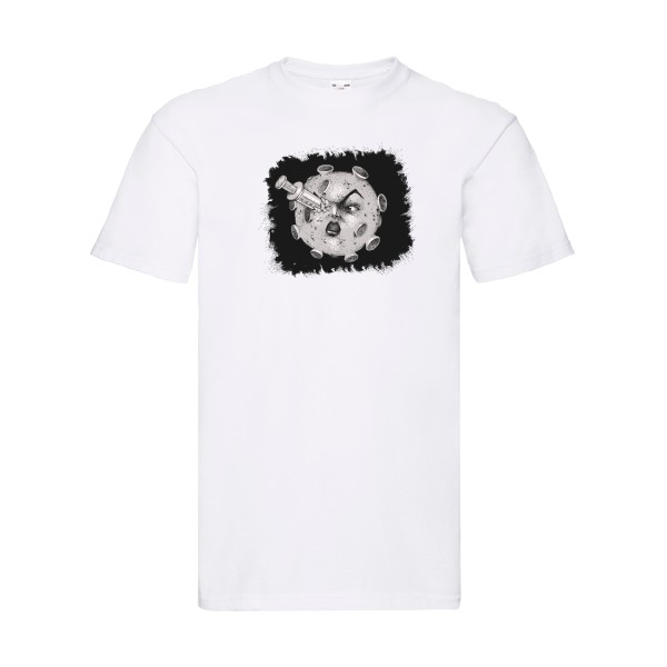 kill the virus-T-shirt fantastique- Fruit of the loom 205 g/m²- Thème covid 19 - 