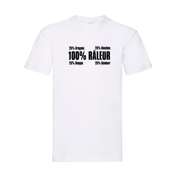Râleur - T-shirt Homme original et drôle  - thème humour-Fruit of the loom 205 g/m²