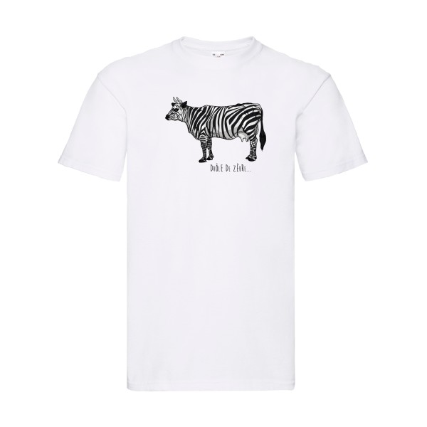 drole de zebre- Tee shirts originaux Homme - modèle Fruit of the loom 205 g/m² -