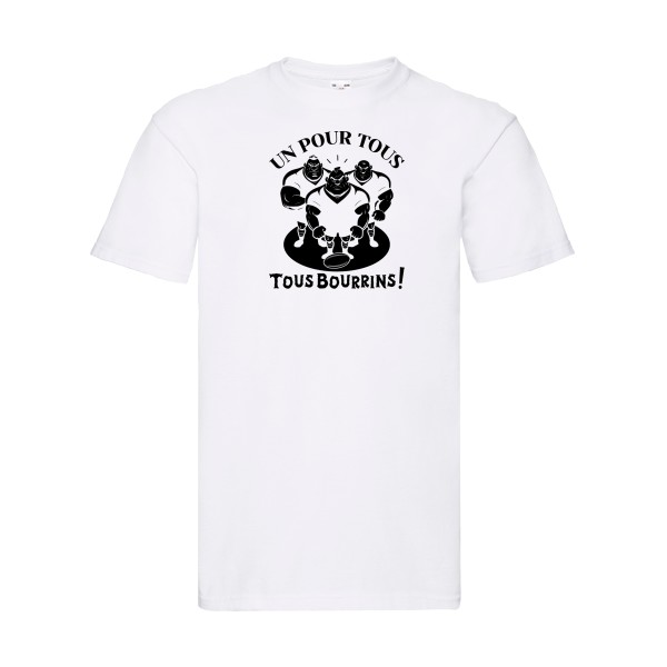 T-shirt - Fruit of the loom 205 g/m² - Un pour tous, Tous bourrins !