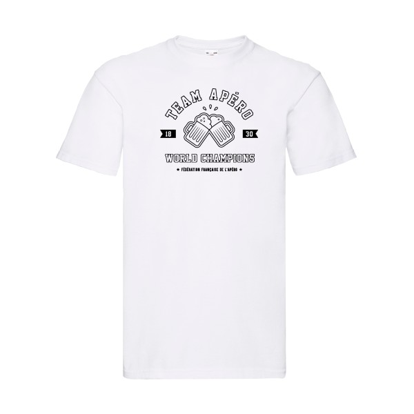 T-shirt - Fruit of the loom 205 g/m² - Team apéro