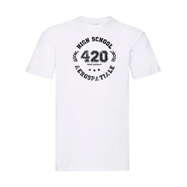 T-shirt - Fruit of the loom 205 g/m² - Very high school