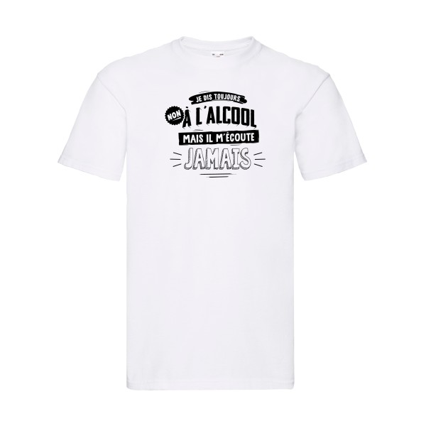 T-shirt - Fruit of the loom 205 g/m² - Non à l'alcool 