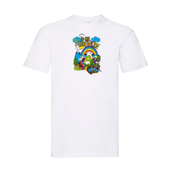 T-shirt - Fruit of the loom 205 g/m² - In my world