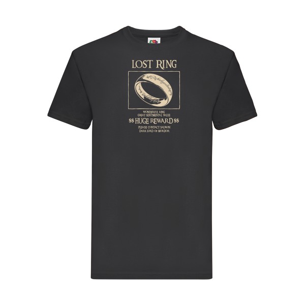 Lost Ring - T-shirt  parodie - modèle Fruit of the loom 205 g/m² -thème parodie et cinema -