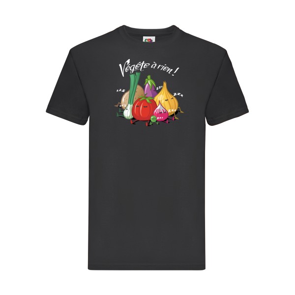 Vegete à rien ! - Tee shirt ecolo -Homme -Fruit of the loom 205 g/m²