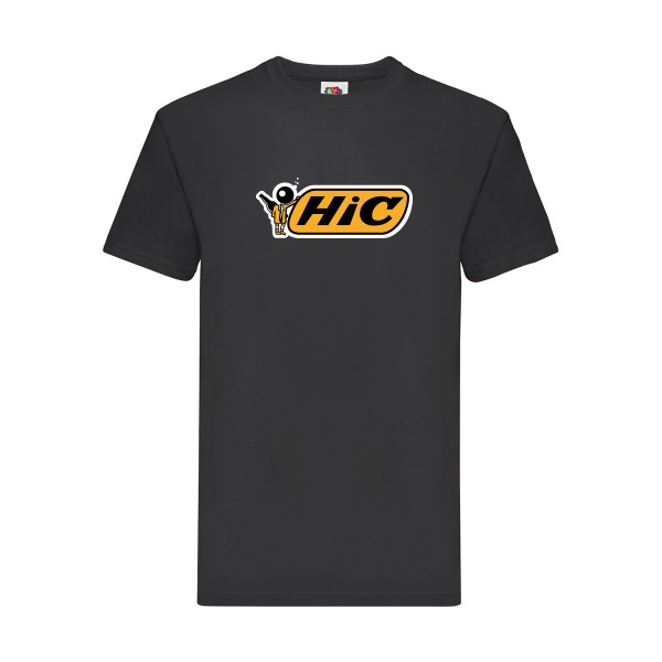 Hic-T-shirt humoristique - Fruit of the loom 205 g/m²- Thème vêtement parodie -
