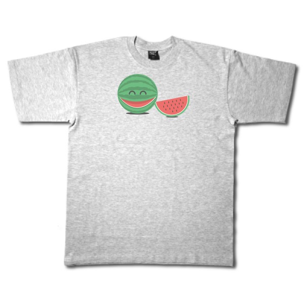 TRANCHE DE RIGOLADE -T-shirt rigolo imprimé Homme -Fruit of the loom 205 g/m² -Thème humour enfantin -