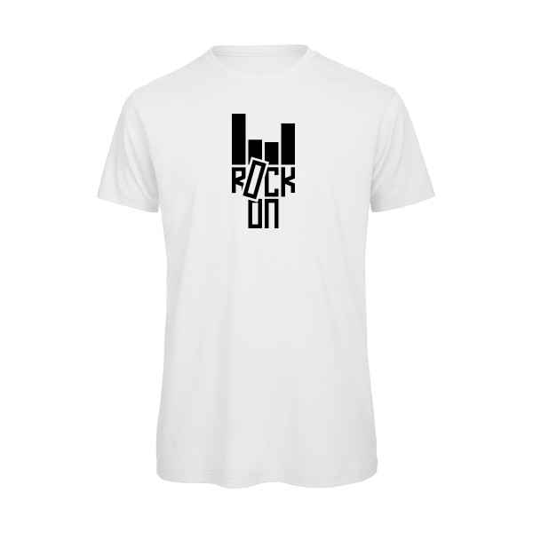 Rock On ! -Tee shirt rock Homme-B&C - T Shirt organique