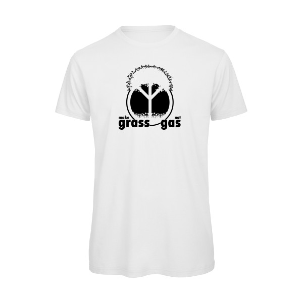 make grass, not gas-T shirt ecolo -B&C - T Shirt organique